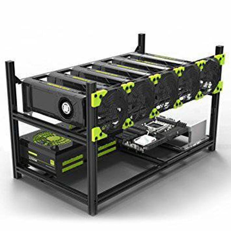 Gpu Mining Rig 6 Gpu Gtx 1080 Maximum Hashpower Customized For Plug And Play Simple Setup Mines Ethereum And Many Altcoins - 